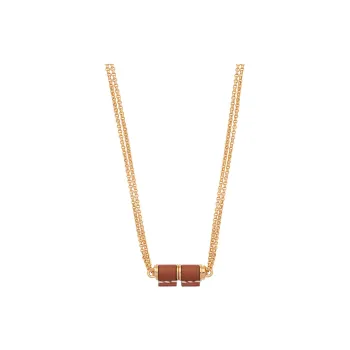 HERMES Charniere Metal Necklaces Women's