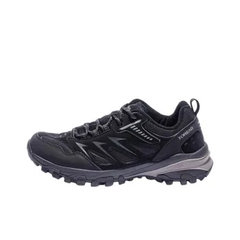 TOREAD Slip Resistant And Abrasion Resistant Support Low Top Hiking Shoes Men's Black
