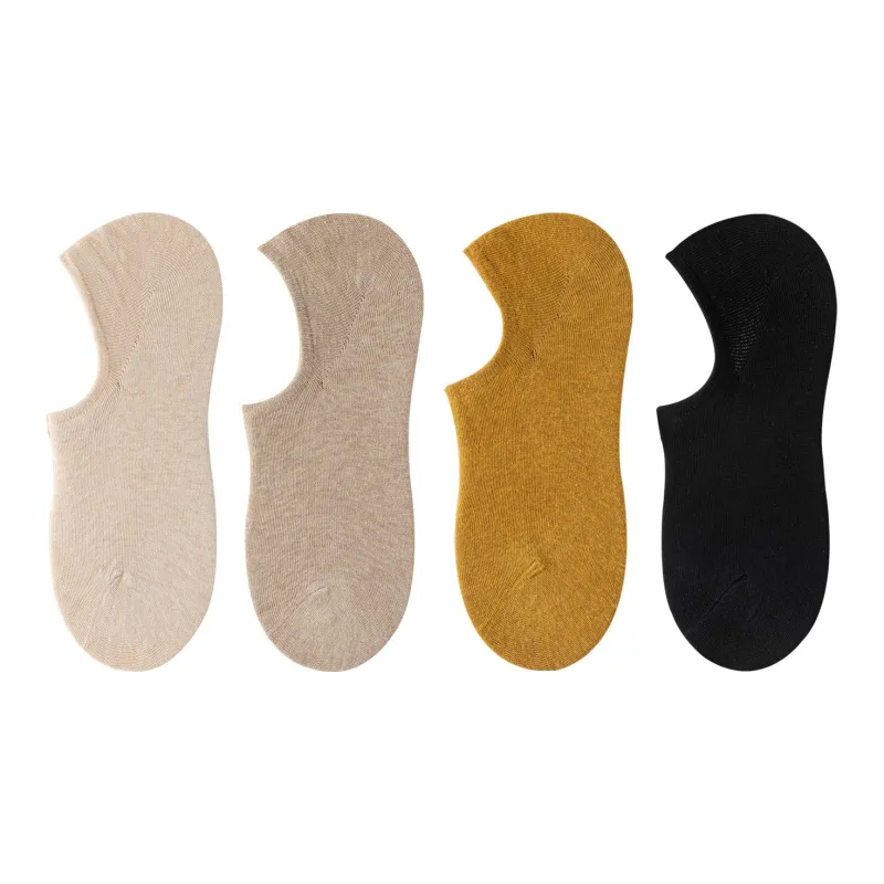 XXLLG Spring And Fall No-Show Socks Women's 4 Pack-12