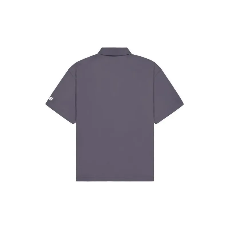 New Balance Polo Shirt Men's Gray-1