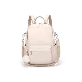 CLEVER& KETCH Oxford Backpack Regular Women's Ecru/Black/Gray/Gray Pink