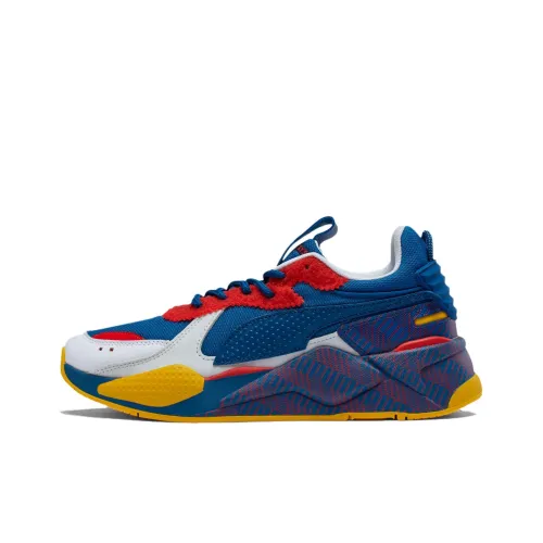 PUMA RS-X Casual Shoes Men Low-Top Blue/Yellow