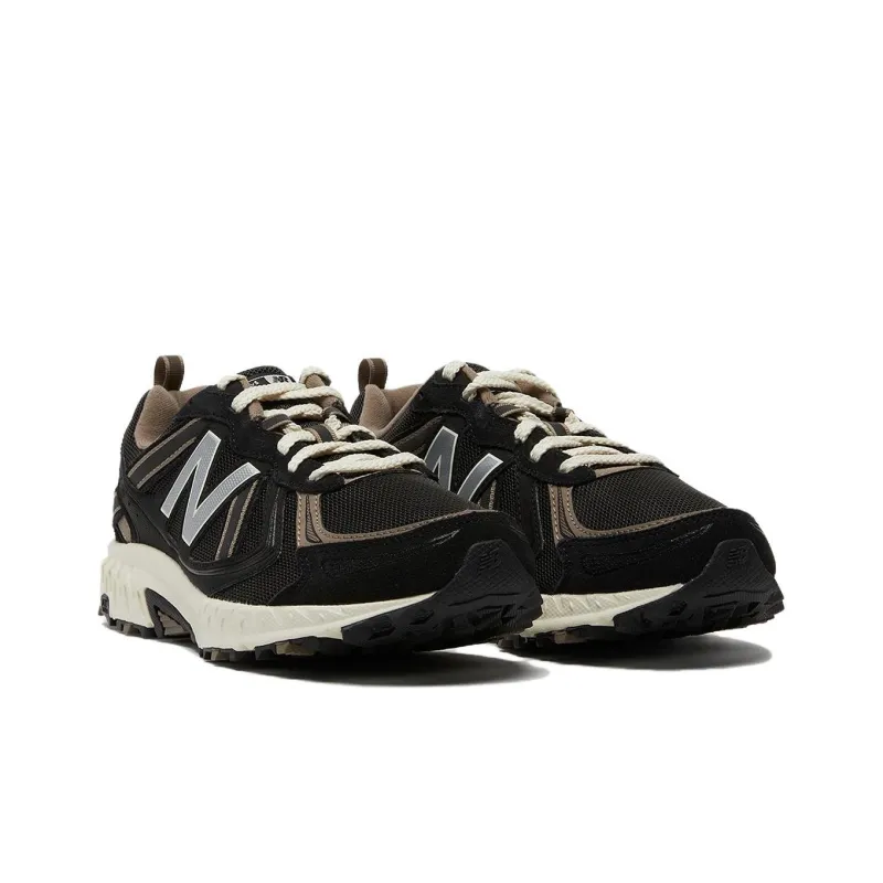 New Balance NB 410 Cushioning Anti-Slip And Wear-Resistant Coverage Low-Top Casual Running Shoes Unisex Beige Black-2
