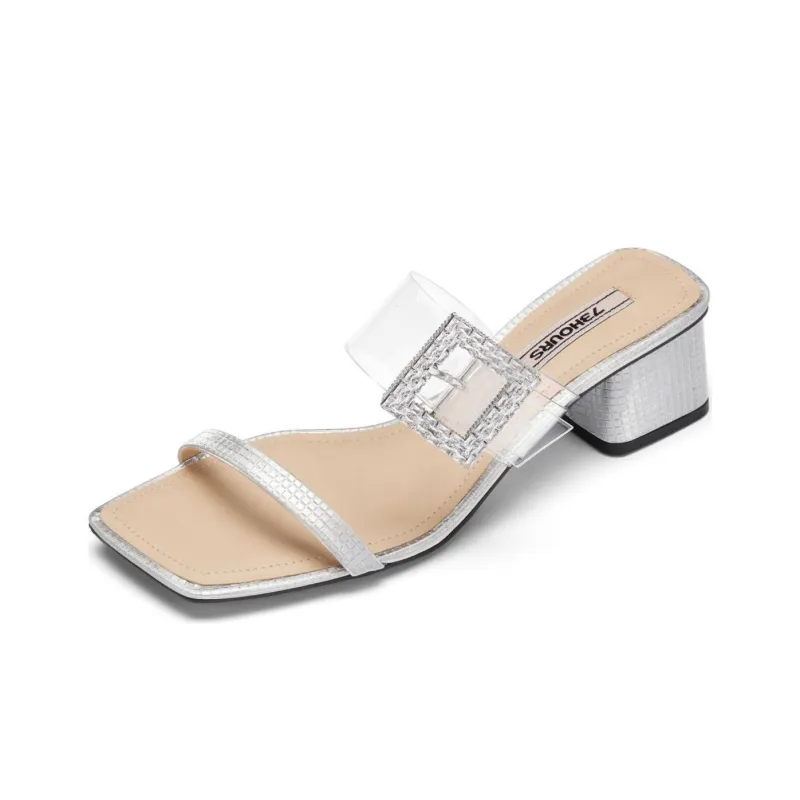 73Hours Slide Slippers Women's Champagne Gold-6