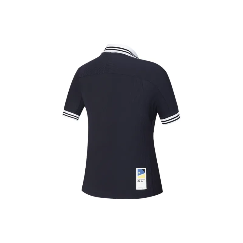 FILA Polo Shirts Women's RD Royal Blue-2