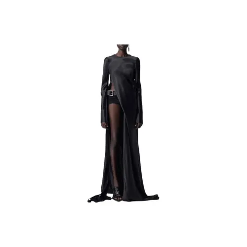 Ann Demeulemeester Long-Sleeved Dresses Women's Black