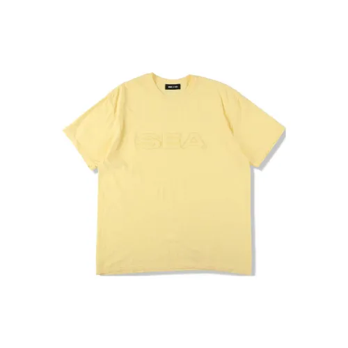 WIND AND SEA T-Shirts Unisex Yellow