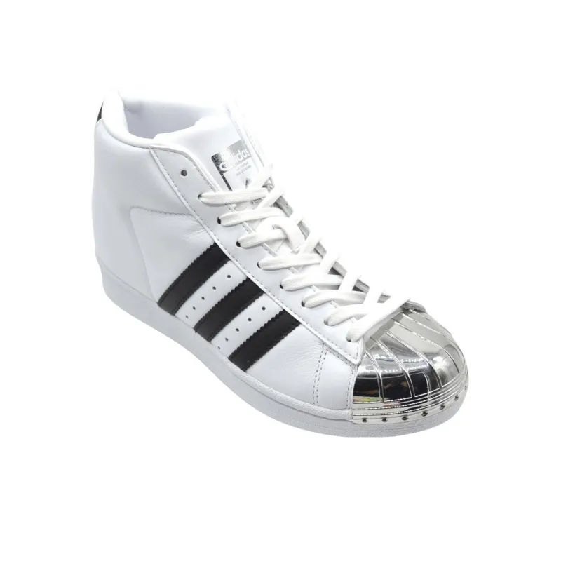 Adidas Promodel Metal Toe White Black Gold Metallic Women's-2