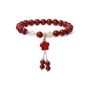 MOLADY Reconstructed Cinnabar Bracelets Women's
