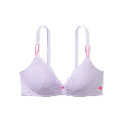 Victoria's Secret PINK Sexy Tee Wireless Push-Up Bra/Lucky Lilac Bra Women's Lilac