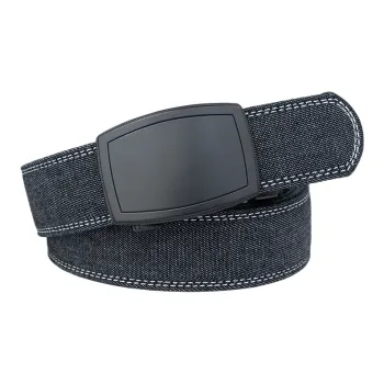 NINE NAIL Nine-Section Spike Peaceful Life Buckle Denim Color Scheme Canvas Men's Belt Men's Width: 3.5cm