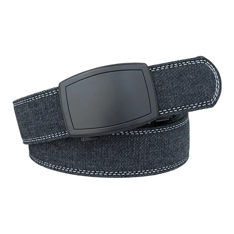 NINE NAIL Nine Section Spike Peaceful Life Buckle Denim Color Scheme Canvas Men's Belt Men's Width  3.5cm-0