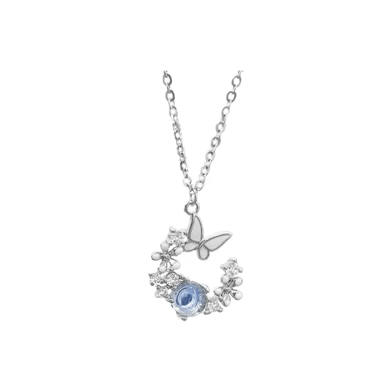 MOVER S925 Silver Necklaces Women's-0