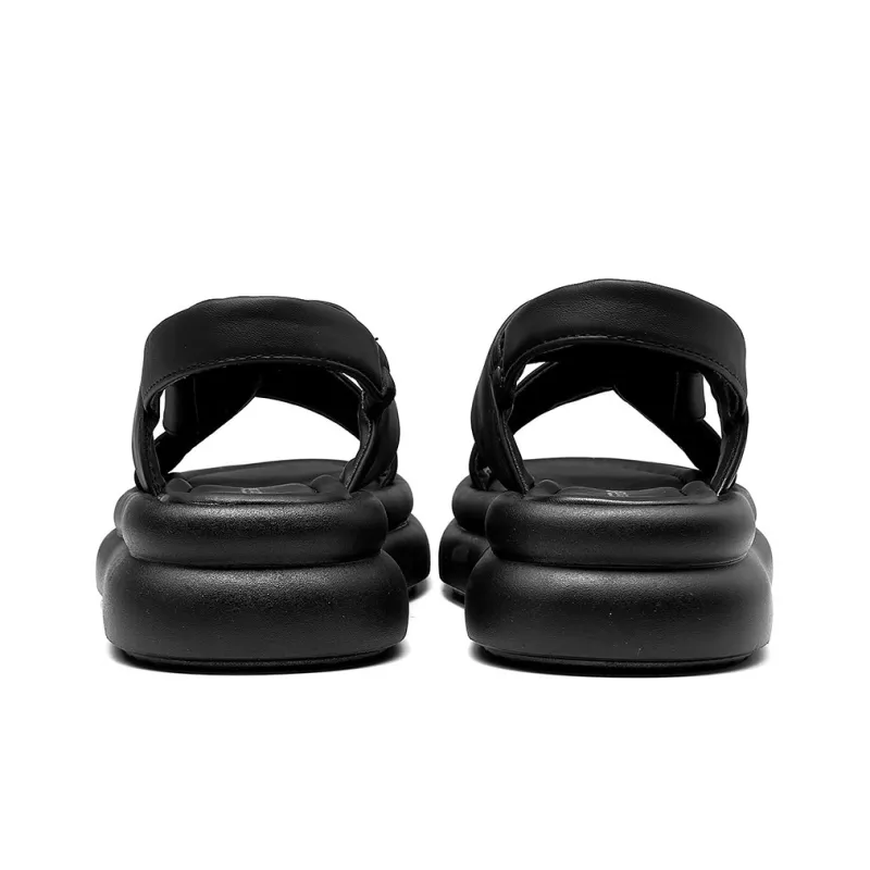 CARDANRO Beach Sandals Women's Beige, Black-2