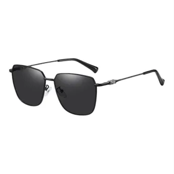 Thunder Pailong Metal Square Sunglasses Men's