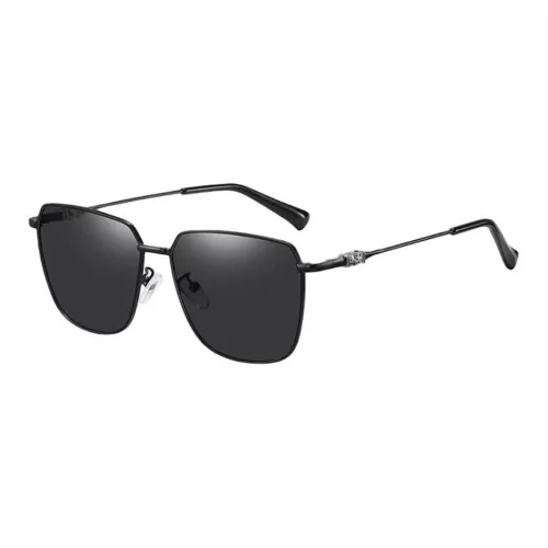 Thunder Pailong Metal Square Sunglasses Men's