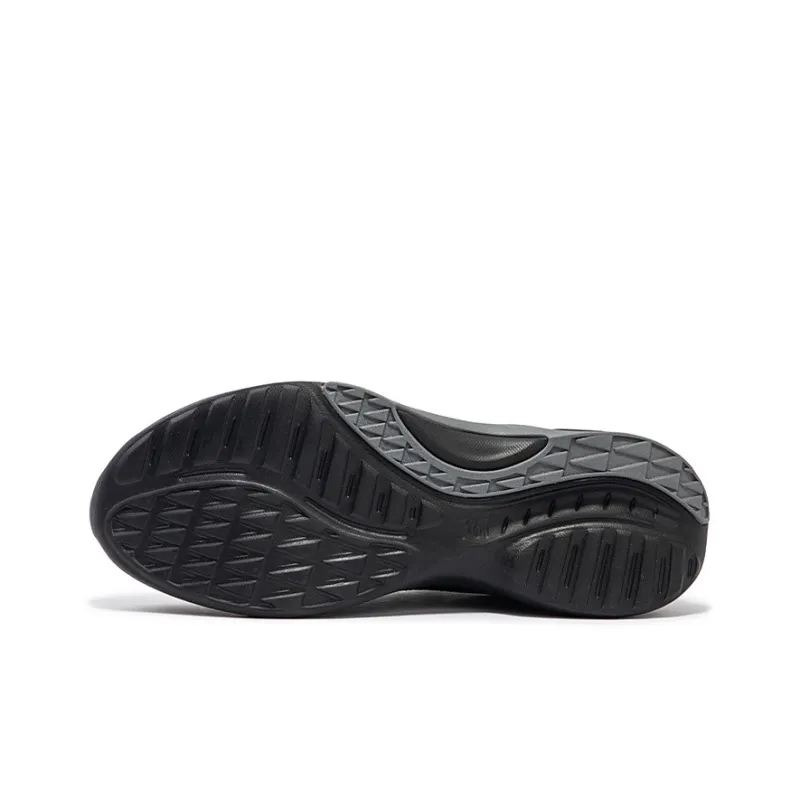 361° Sharp Teeth Slip Resistant, Abrasion Resistant, Breathable Low Top Running Shoes Women's Black Gray-4