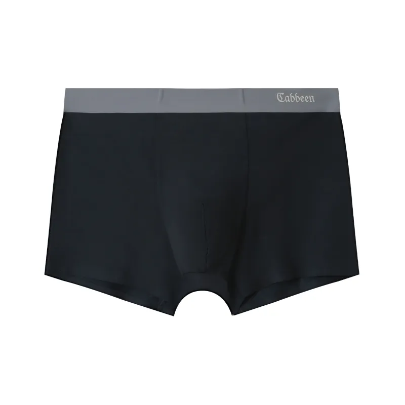 Cabbeen Boxer Shorts Men's 1 Pack Black-0