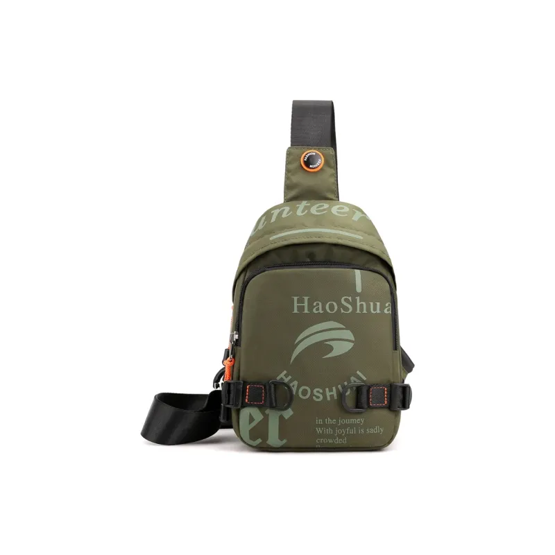 Venerable Brahma Nylon Sling Bag Regular Men's Camouflage/Dark Blue/Jasper/Black/Army Green-4