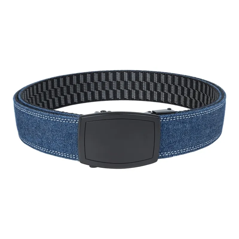 NINE NAIL Nine Section Spike Peaceful Life Buckle Denim Color Scheme Canvas Men's Belt Men's Width  3.5cm-8