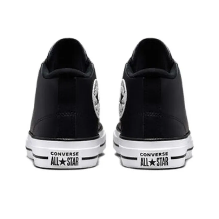 Converse Chuck Taylor All Star Malden Street Anti Slip Wear Resistant Mid Top Skateboard Shoes Unisex Black White-4