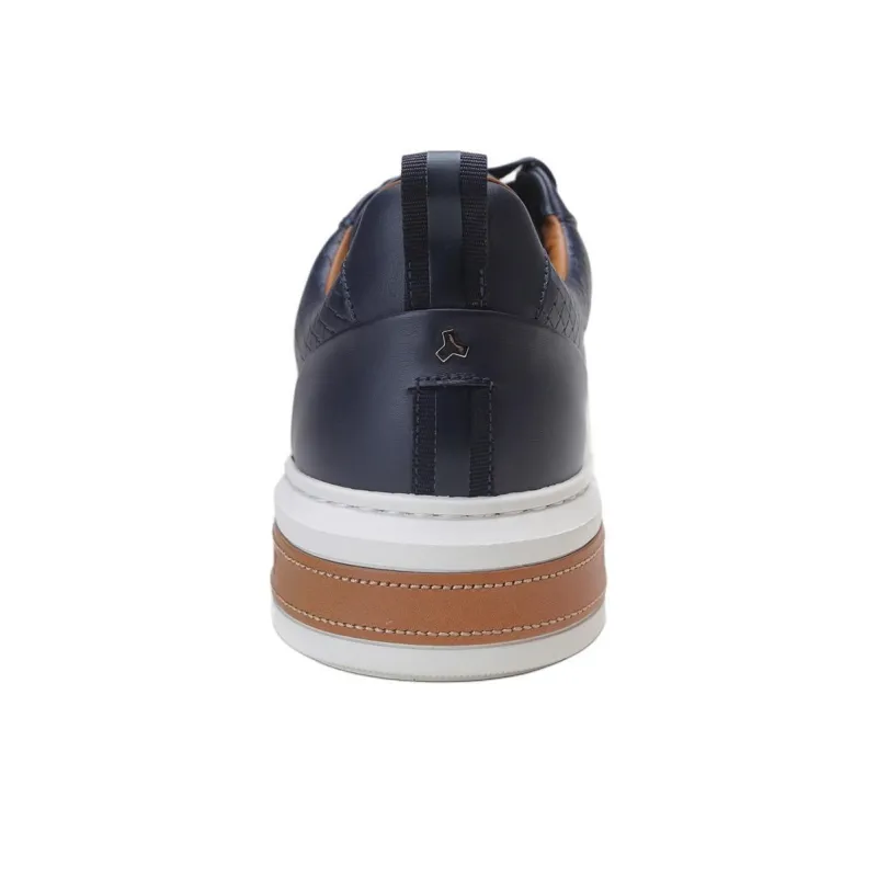 BALLY Mathys Low Top Skateboard Shoes Men's Blue-4