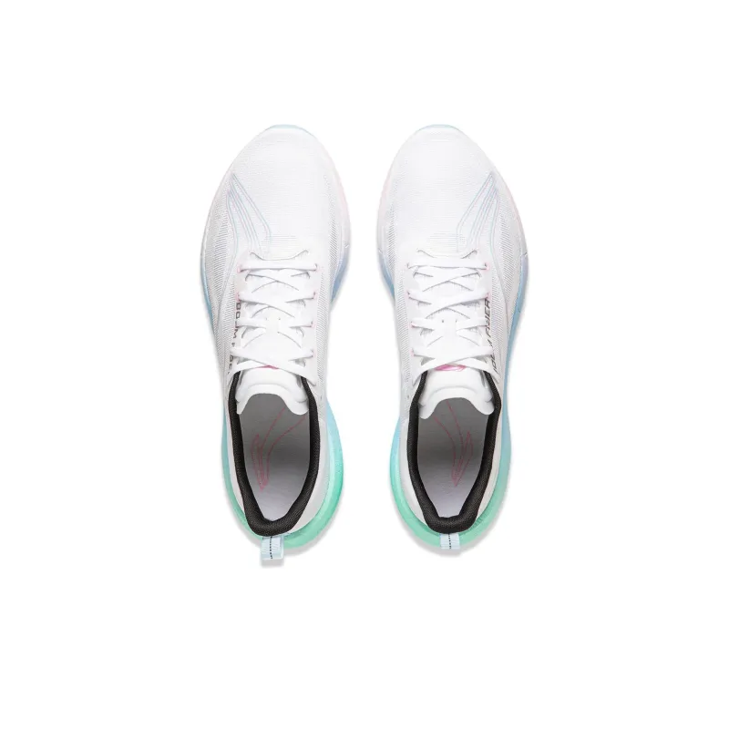 LiNing Super Light 21 Cushioning, Slip Resistant, Abrasion Resistant, Breathable Low Top Running Shoes Men's White-3