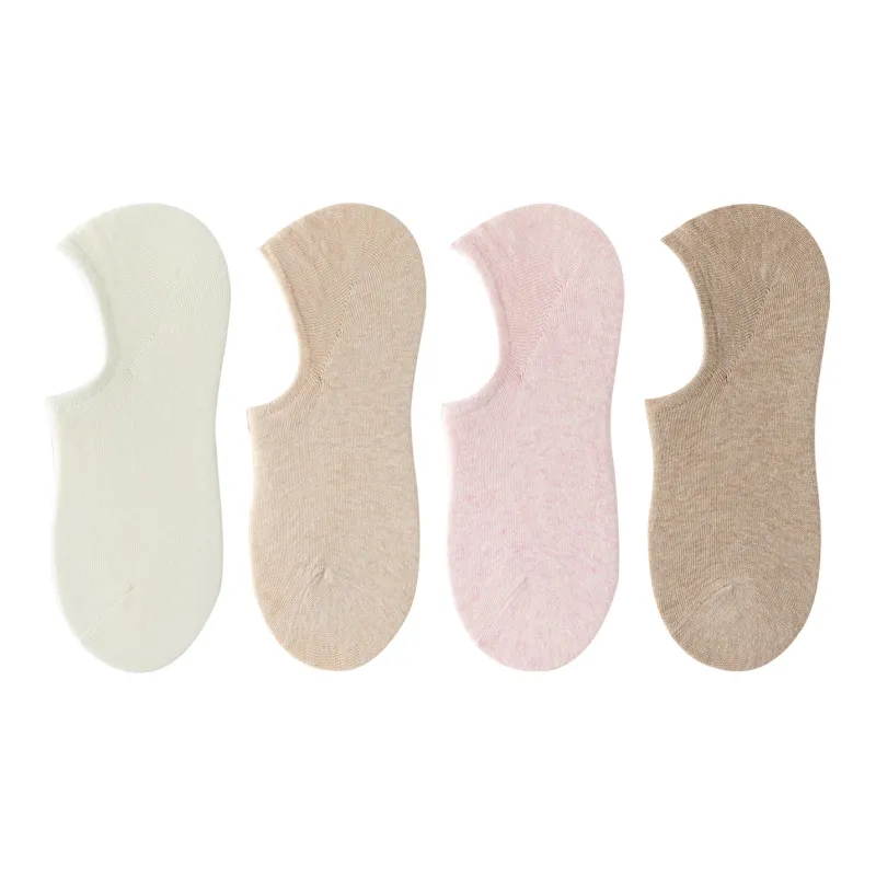 XXLLG Spring And Fall No-Show Socks Women's 4 Pack-0
