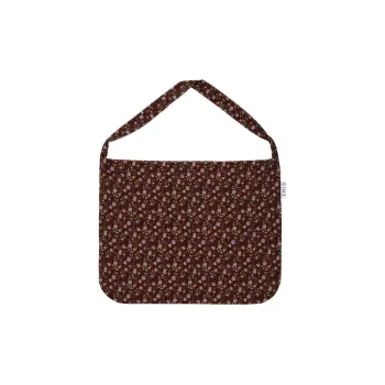 Emis Cotton Crossbody One Shoulder Handbag Unisex Brown