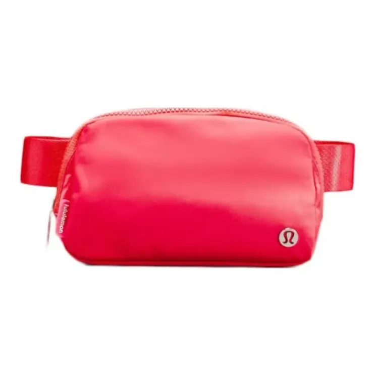 Lululemon Nylon Crossbody Bags Fanny Pack Unisex Red-0