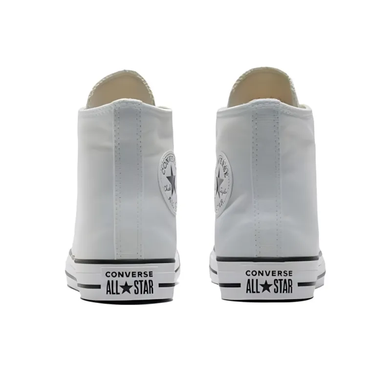 Converse All Star Canvas Anti Slip Wear Resistant High Top Canvas Shoes Unisex White-3