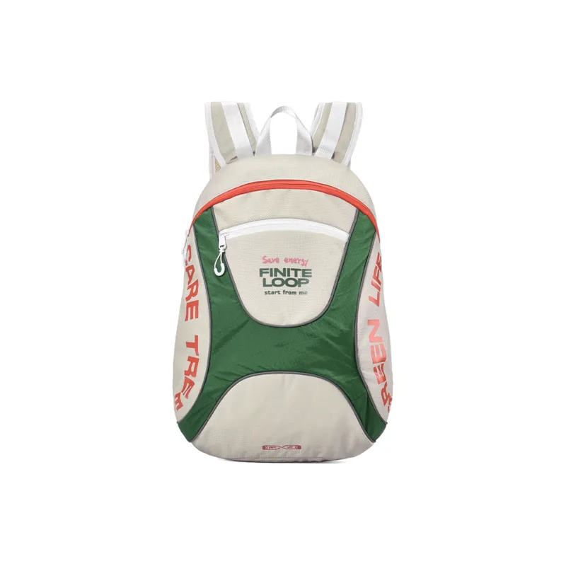 FINITE LOOP COEXISTENCE Collaboration Recycled Material Backpack Unisex White-0