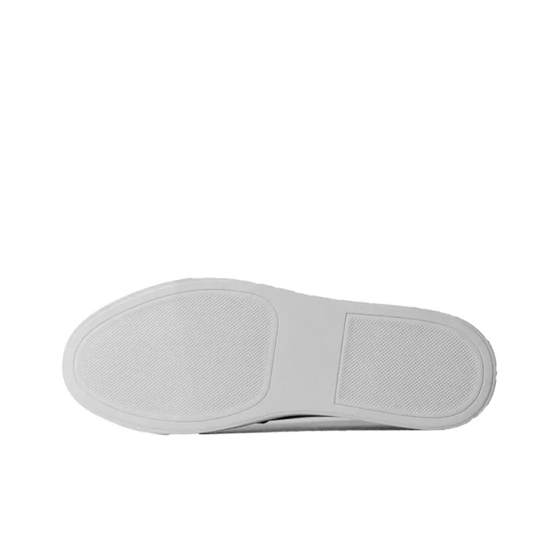 Romon Men's Casual Shoes Men Low Top Black-4