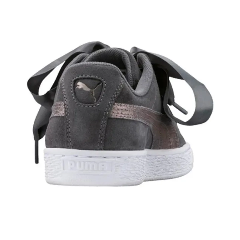 PUMA Suede Heart LunaLux 'Smoked Pearl' Women's-3
