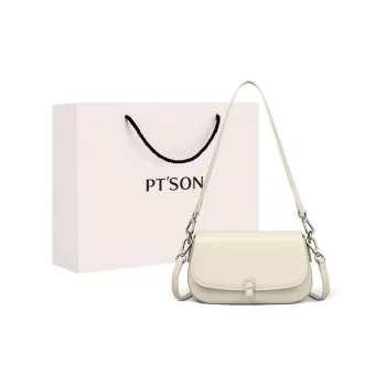 PT'SON Synthetic Leather One Shoulder Crossbody Shoulder Bag Small Square Bag Women's