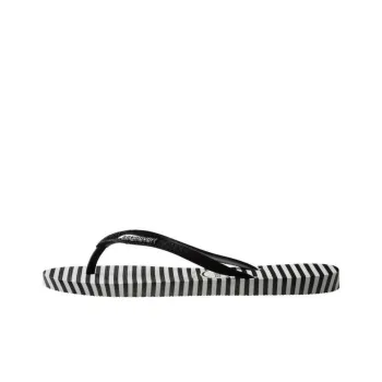 Havaianas Slim Flip Flops Women's Black White