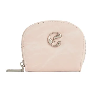 JACD PU Card Holder Coin Purse Mini Unisex Wasteland/Brown/White