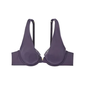 Victoria's Secret PINK/LOVE CLOUD Unlined Full-Coverage Bra/Slate Blue Bra Women's Purple