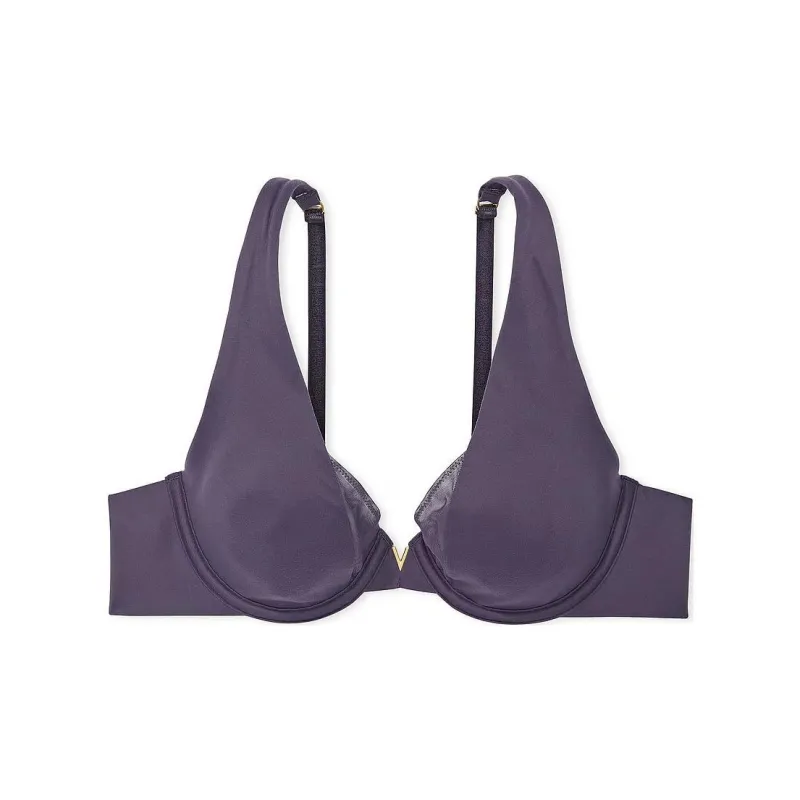 Victoria's Secret PINK/LOVE CLOUD Unlined Full-Coverage Bra/Slate Blue Bra Women's Purple-0