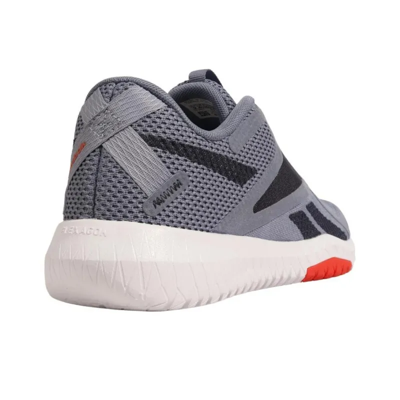 Reebok Flexagon Cushioned Wear Resistant Breathable Low Top Running Shoes Women's Gray Blue-3