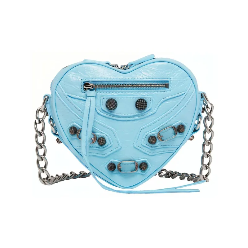 Balenciaga Mini Le Cagole Heart Crossbody Bag-0