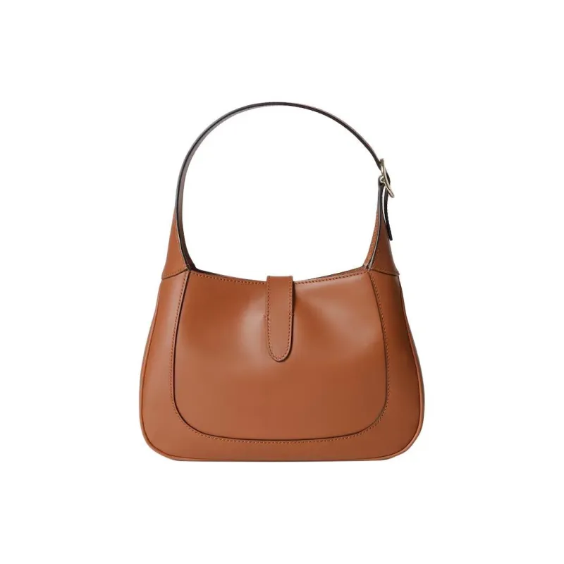 GUCCI Canvas With Leather Handbag, Shoulder Bag Women's Brown-7