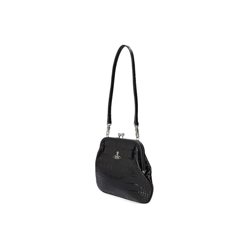 Vivienne Westwood Calfskin Clutch Women's Black-3
