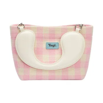 Tagi. Polyester Handbag Women's Berry Pattern