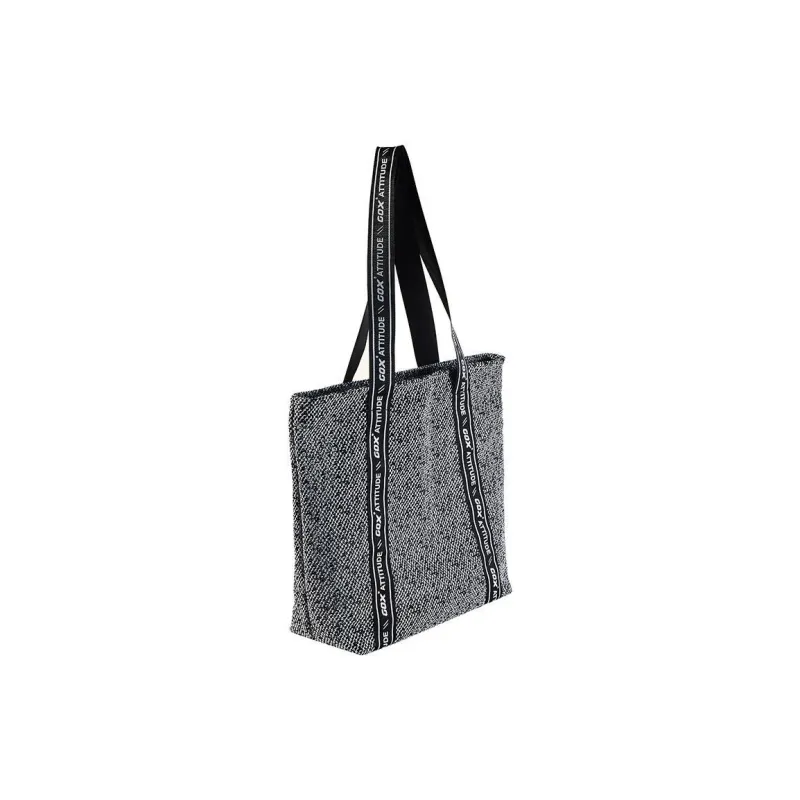 GOX Gauze Tote Bag Shopping Bag Shoulder Bags Women's Vibrant Green/Sun Orange/Sophisticated Black-6