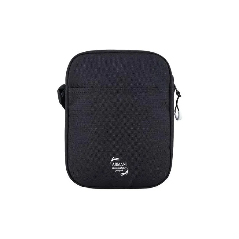 EMPORIO ARMANI EA7 Polyester Shoulder Bag, Crossbody Bag Trumpets Men's Black-2