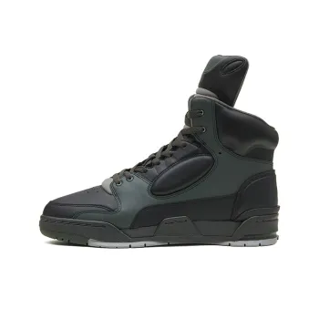 EQLZ EQUALIZER 1980 High Top Vintage Basketball Shoes Unisex Black Agate