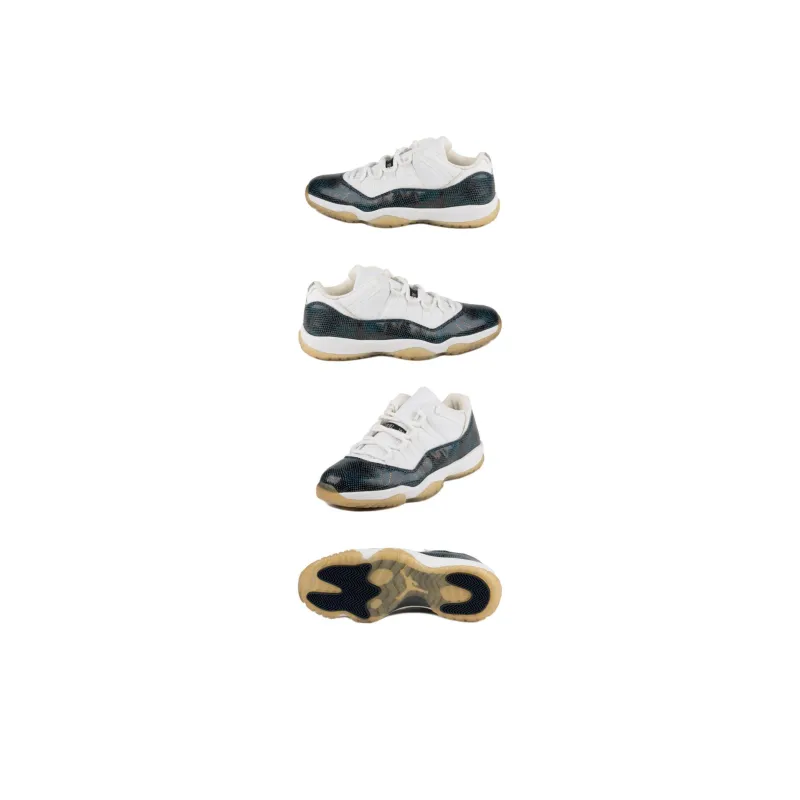 Jordan 11 Low Navy Snakeskin 2001-4