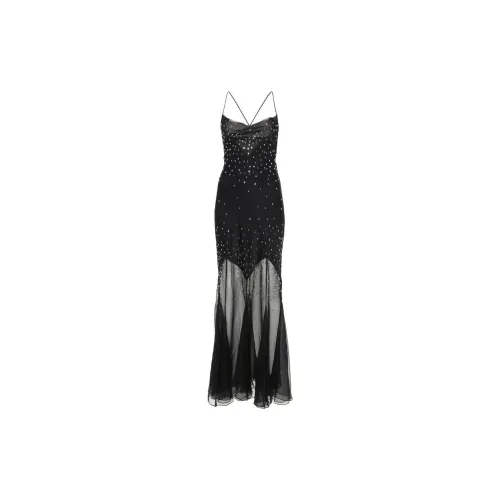 Rabanne Crystal-embellished Long Dress