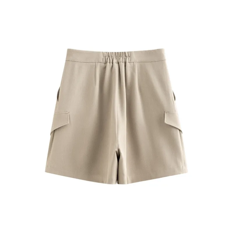 Initial Language Casual Shorts Women's-6